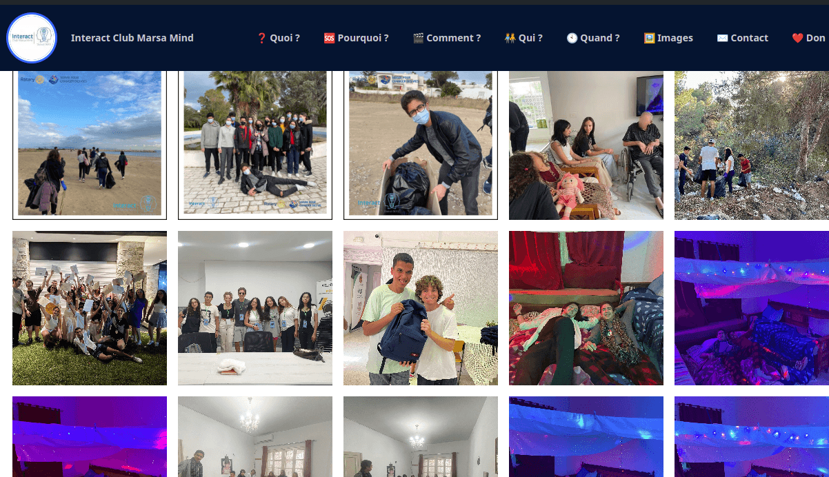 Association Website · project preview