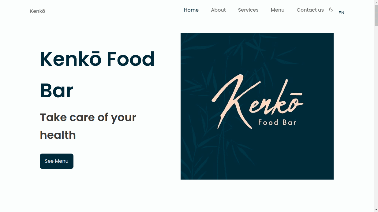 Kenko Food Bar · project preview